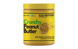 Flex Protein Crunchy Peanut Butter   Plastic Jar  1 kilogram